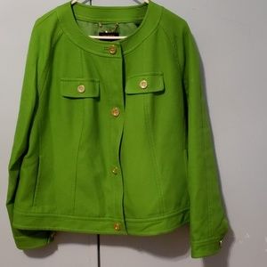 Talbots green jacket